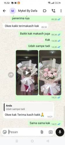 Testimonial Buket Bunga puri indah
